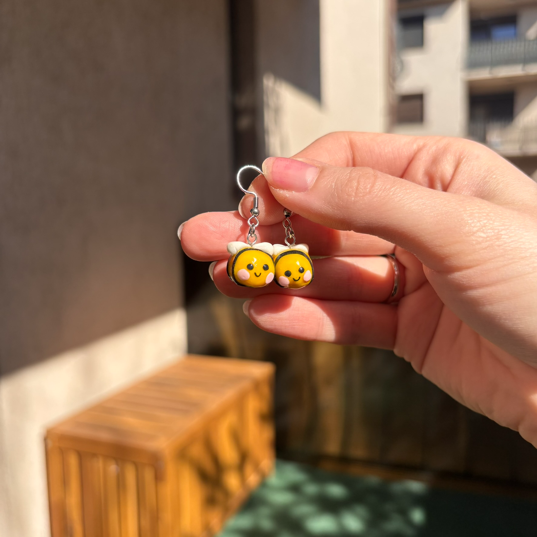 Cercei Albinuta - bijuterii - cercei - cercei cu figurine - Artynos.ro