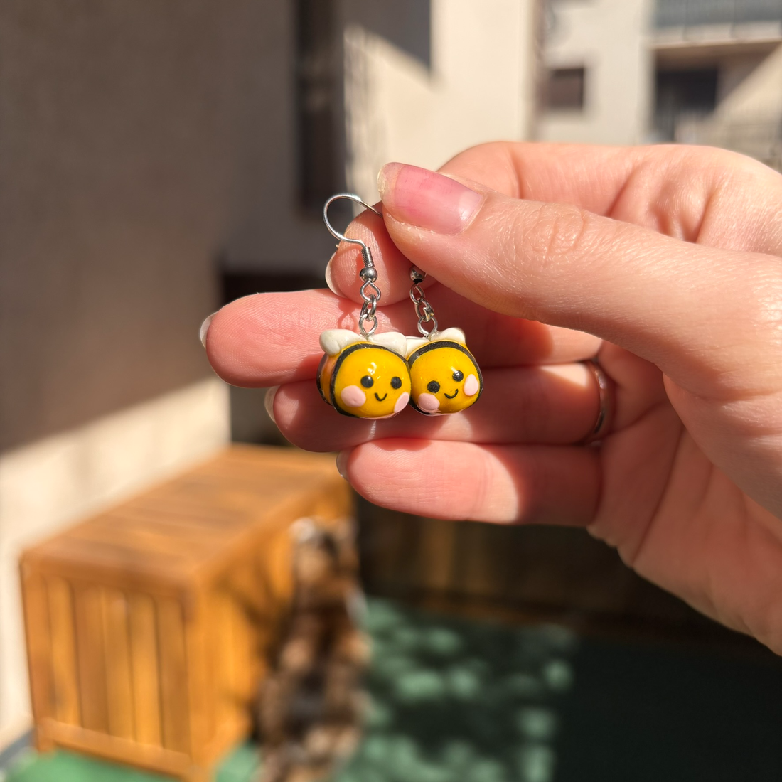 Cercei Albinuta - bijuterii - cercei - cercei cu figurine - Artynos.ro