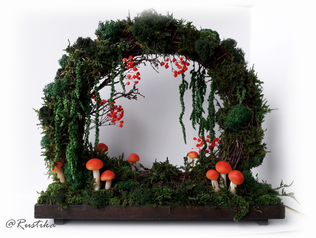 Decor ciuperci luminoase,  coroniță cu ciuperci, Moon Gate ciuperci luminoase  - casă & stil de viață - accesorii pentru decorat casa - decorațiuni de pereți, decorațiuni suspendate - decorațiuni cu licheni - Artynos.ro