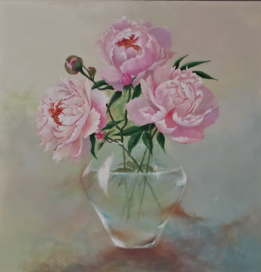 Peonies - arte vizuale și accesorii - picturi - pictură acrilică - Artynos.ro Peonies - arte vizuale și accesorii - picturi - pictură acrilică - Artynos.ro