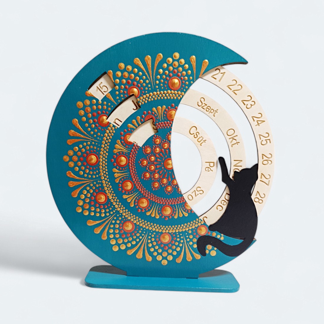 Calendar perpetuu Mandala cu pisică - - Artynos.ro Calendar perpetuu Mandala cu pisică - - Artynos.ro