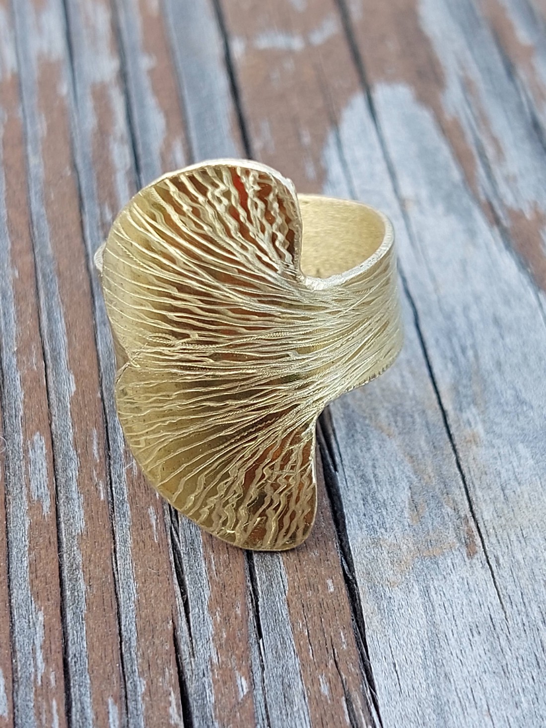 Inel unic, special ginkgo biloba din alamă -  - Artynos.ro Inel unic, special ginkgo biloba din alamă -  - Artynos.ro