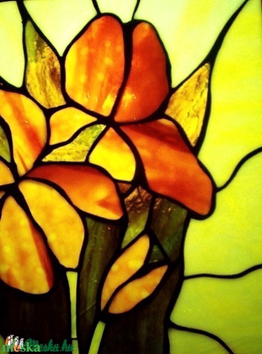 Femei petale iluminate tiffany arta de perete - casă & stil de viață - accesorii pentru decorat casa - picturi murale - artă murală din sticlă - Artynos.ro