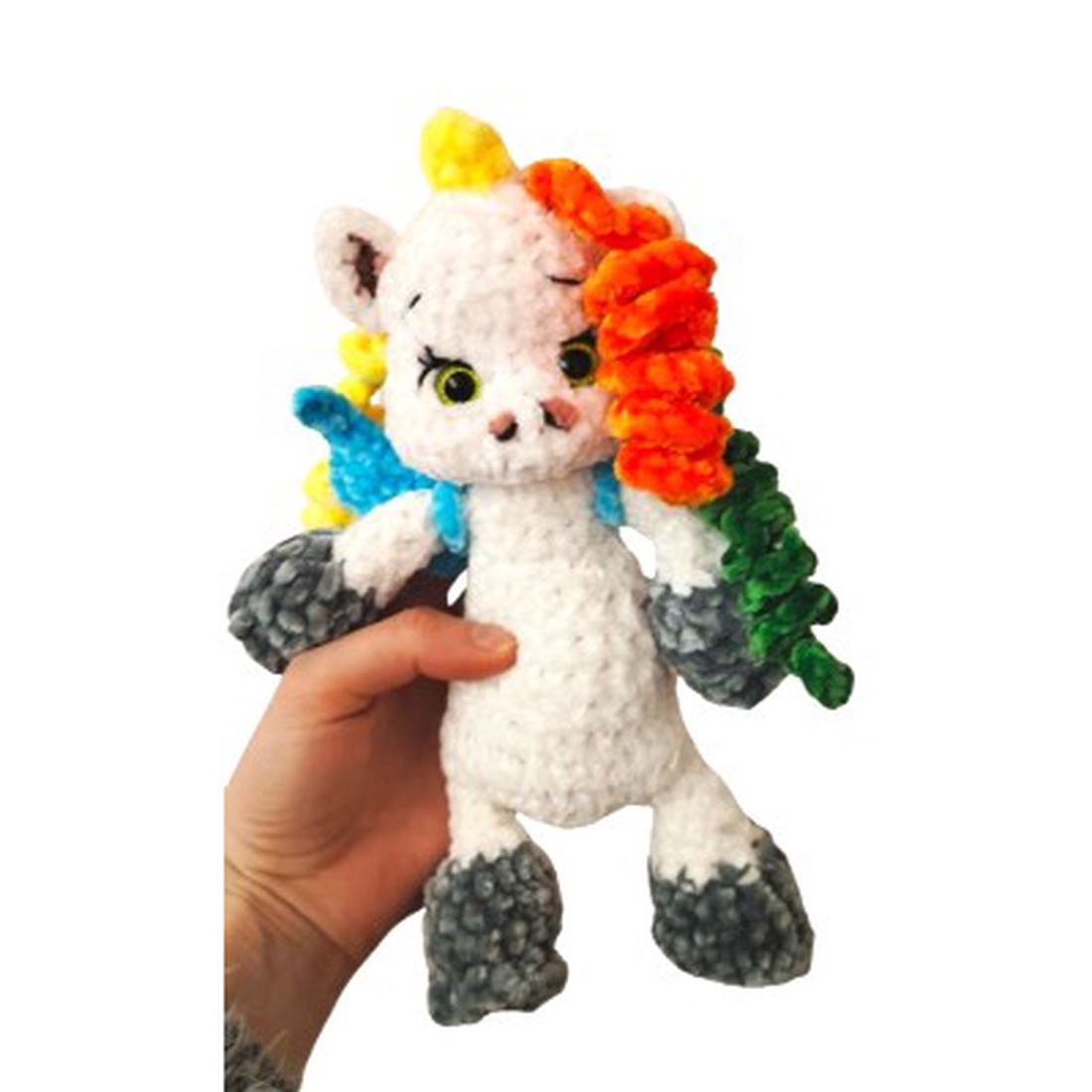 Jucărie de pluș croșetată Plușica Croșețica, Unicorn PIC ROCK STAR de buzunar - jucării și echipamente pentru copii - plușuri - unicorn - Artynos.ro Jucărie de pluș croșetată Plușica Croșețica, Unicorn PIC ROCK STAR de buzunar - jucării și echipamente pentru copii - plușuri - unicorn - Artynos.ro