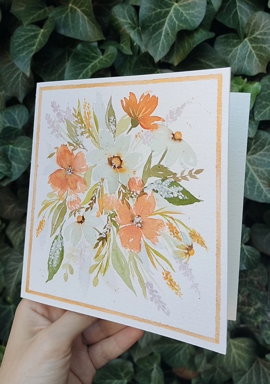 Felicitare pictata manual - casă & stil de viață - produse de papetărie - invitații, felicitări - Artynos.ro