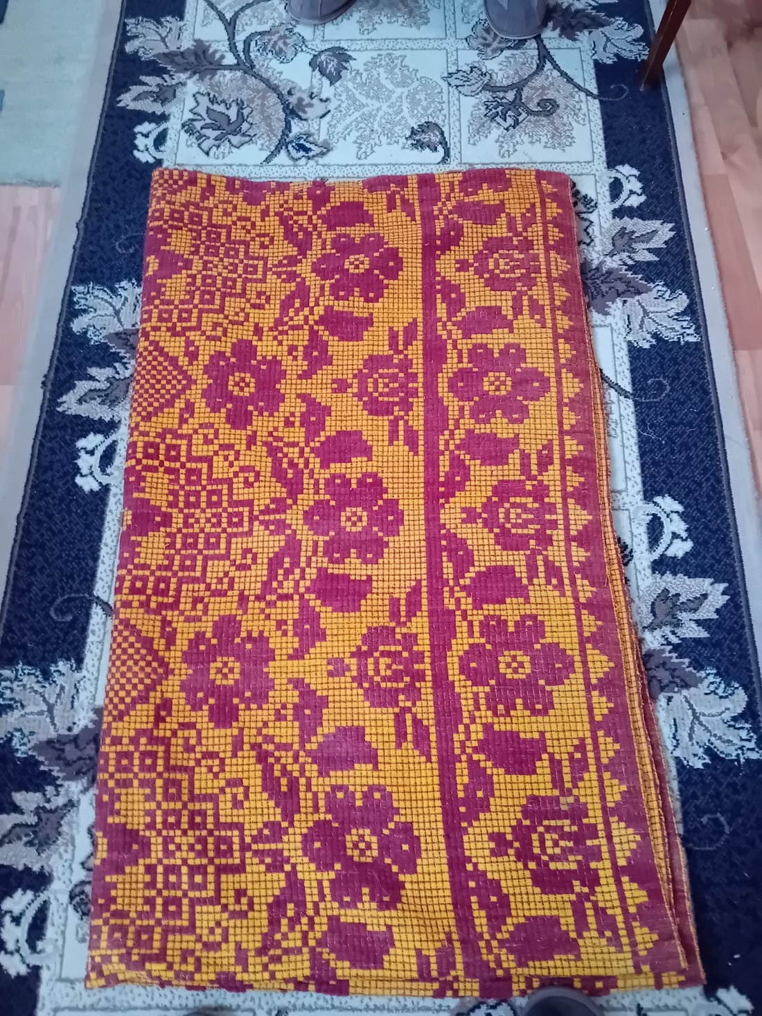 Macată lână, bumbac  - casă & stil de viață - textile de casă - cuvertură de pat - Artynos.ro