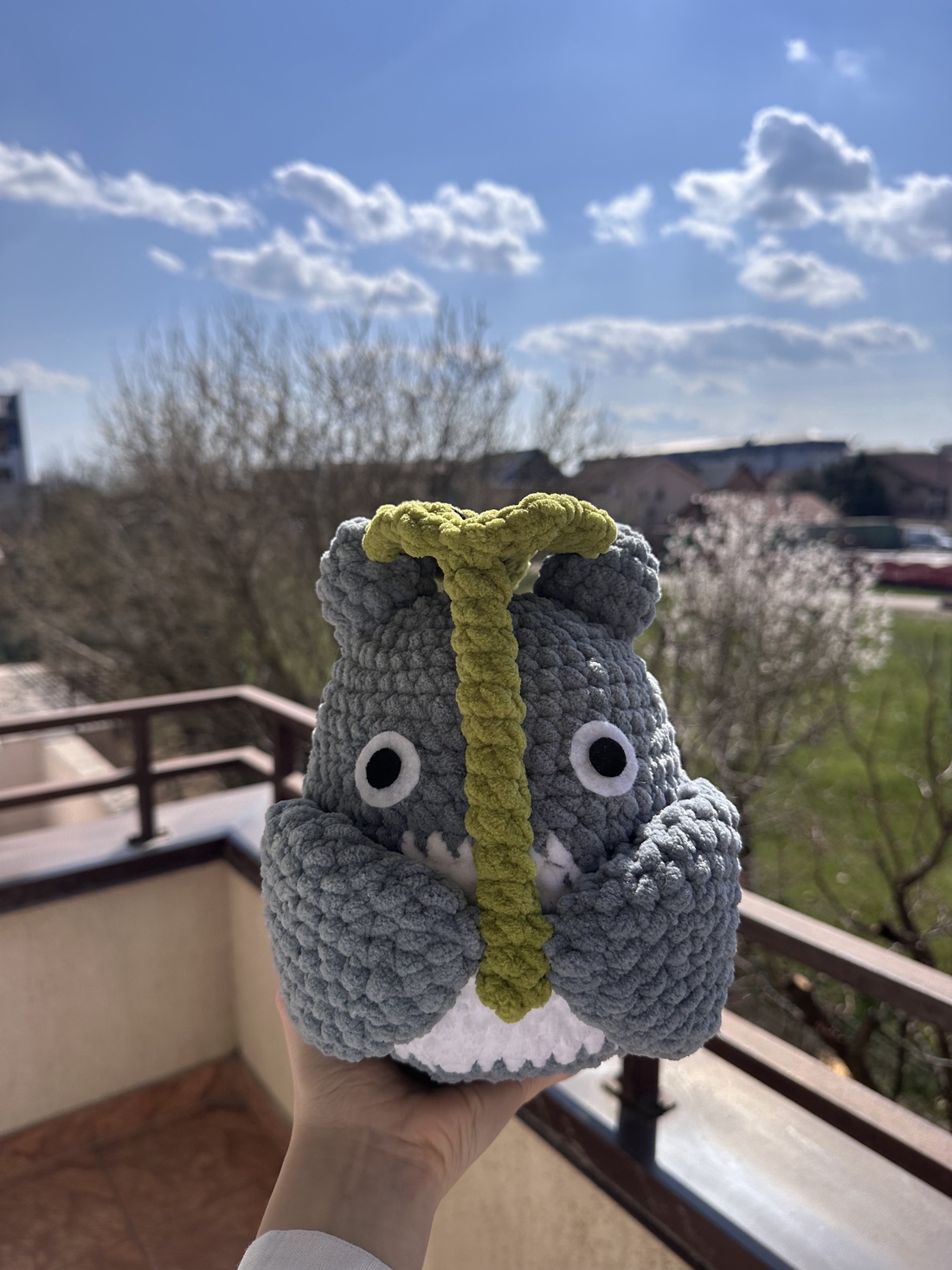 Totoro jucărie croșetată - jucării și echipamente pentru copii - plușuri - figurine de pluș - Artynos.ro