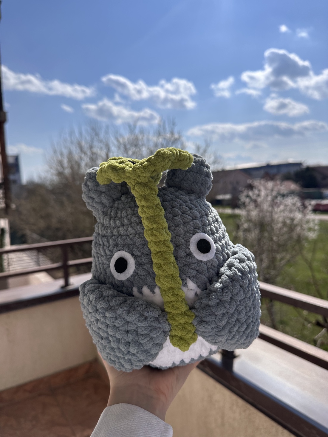 Totoro jucărie croșetată - jucării și echipamente pentru copii - plușuri - figurine de pluș - Artynos.ro