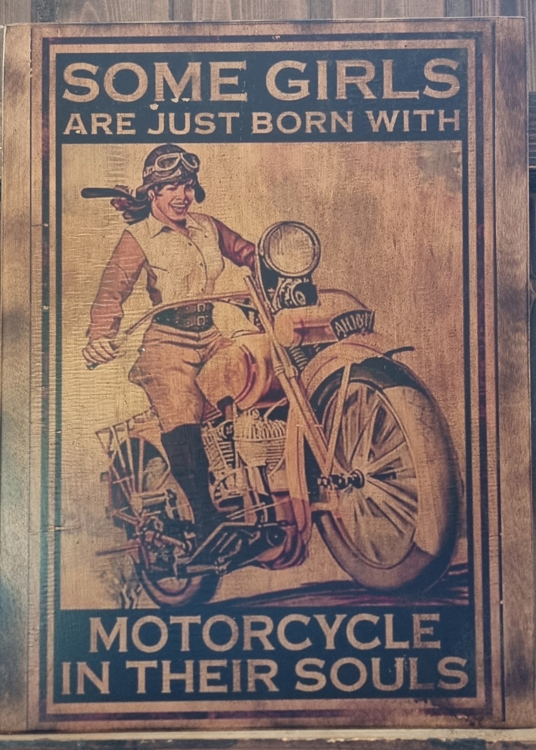 Harley Davidson imagine din lemn - casă & stil de viață - accesorii pentru decorat casa - picturi murale - artă de perete din lemn - Artynos.ro