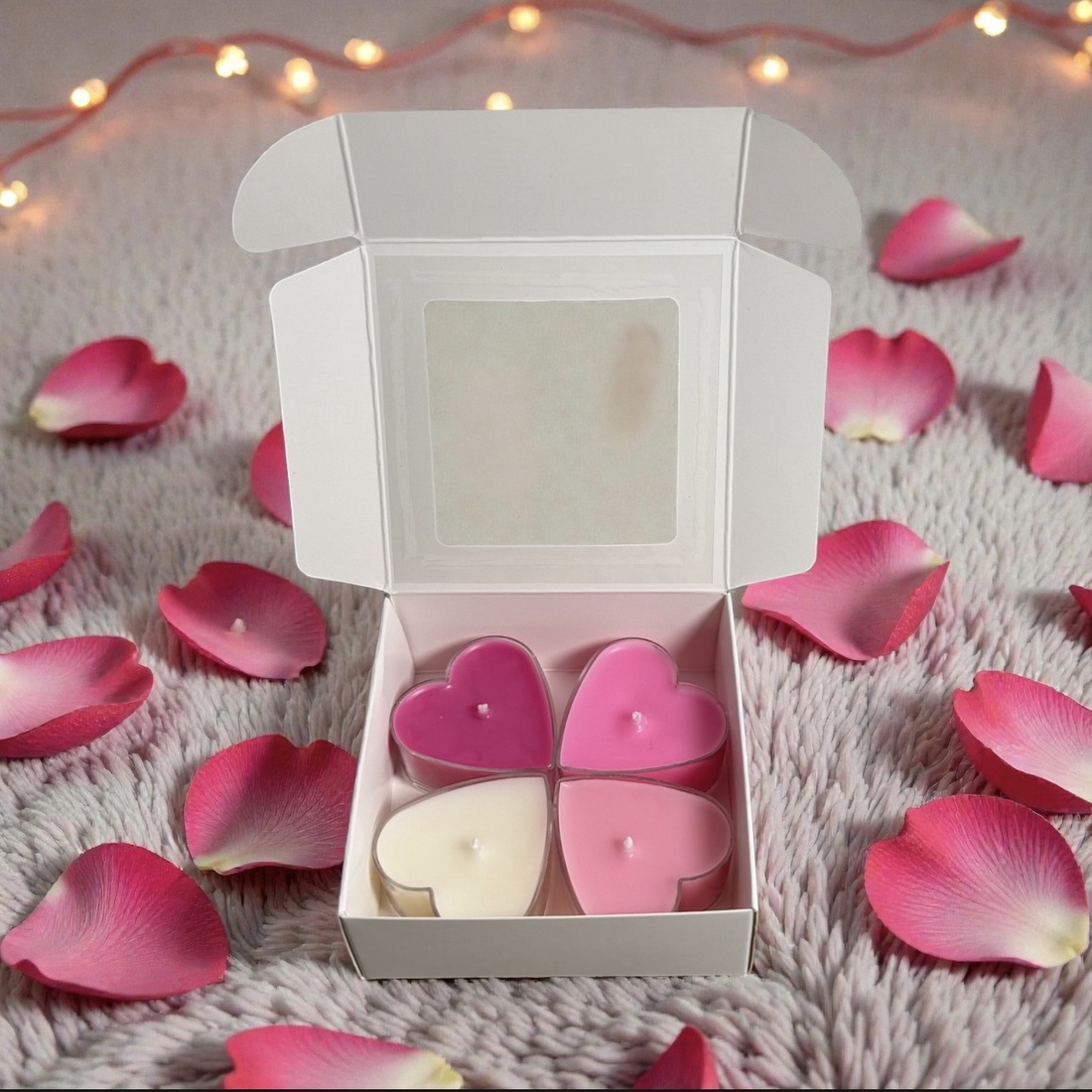 Set de lumânări în formă de inimă pentru Ziua Îndrăgostiților - casă & stil de viață - lumânări, parfumuri, arome - ceară parfumată - Artynos.ro