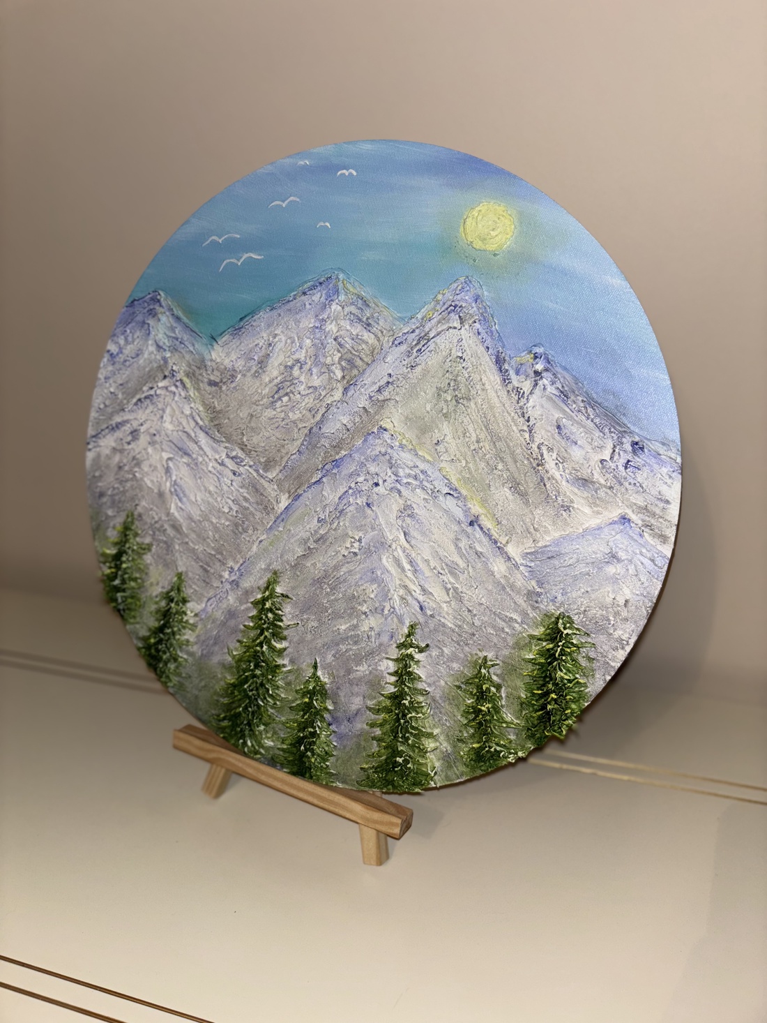 Tablou peisaj de iarnă  - casă & stil de viață - accesorii pentru decorat casa - picturi murale - panouri și tablouri, panouri decorative - Artynos.ro