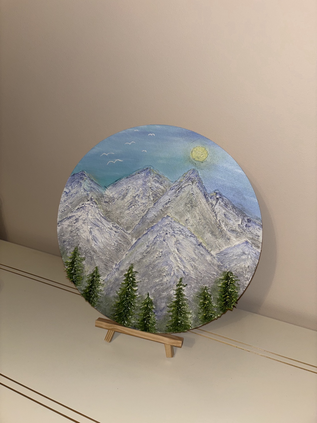 Tablou peisaj de iarnă  - casă & stil de viață - accesorii pentru decorat casa - picturi murale - panouri și tablouri, panouri decorative - Artynos.ro