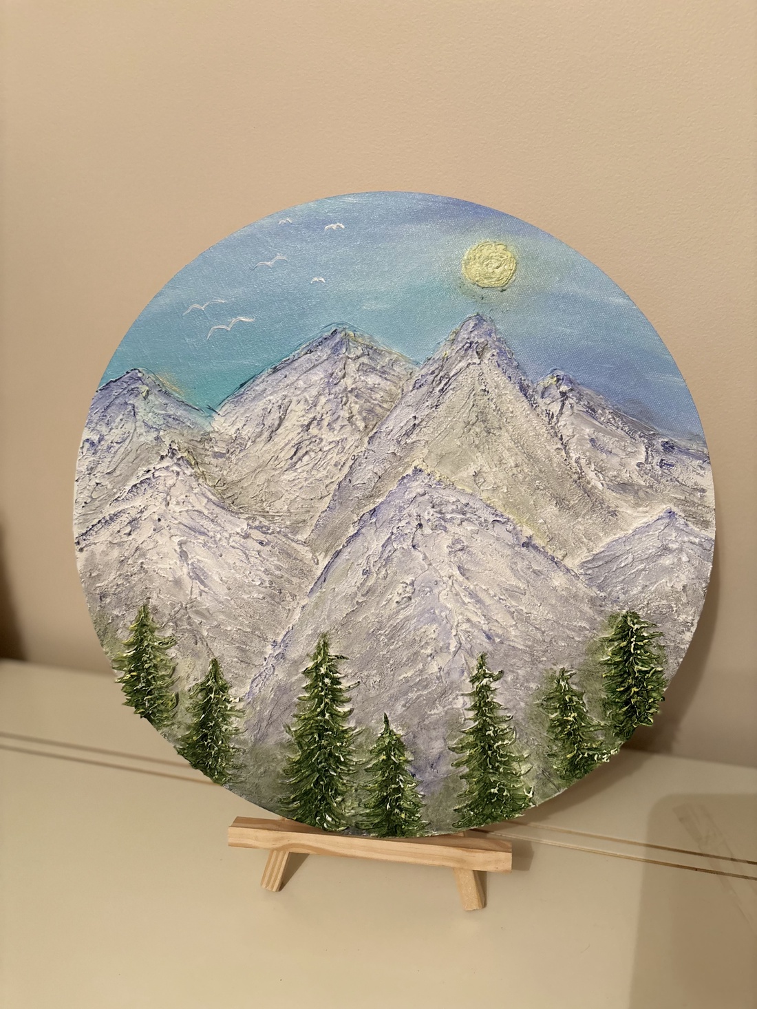 Tablou peisaj de iarnă  - casă & stil de viață - accesorii pentru decorat casa - picturi murale - panouri și tablouri, panouri decorative - Artynos.ro