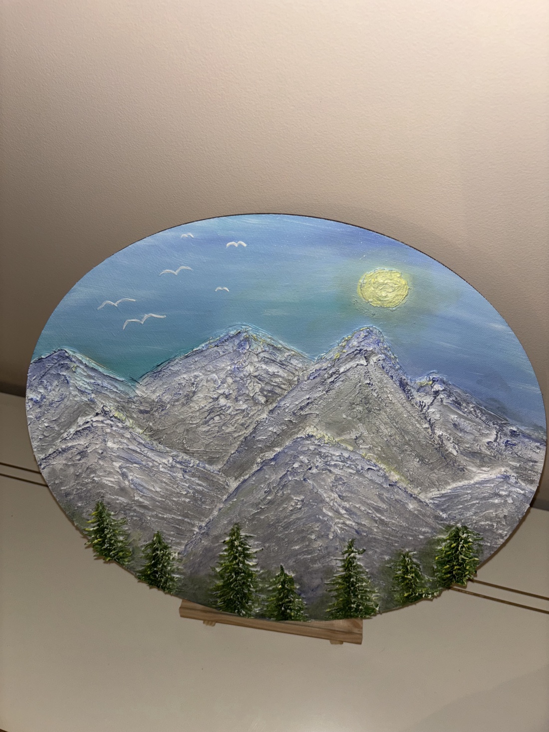 Tablou peisaj de iarnă  - casă & stil de viață - accesorii pentru decorat casa - picturi murale - panouri și tablouri, panouri decorative - Artynos.ro