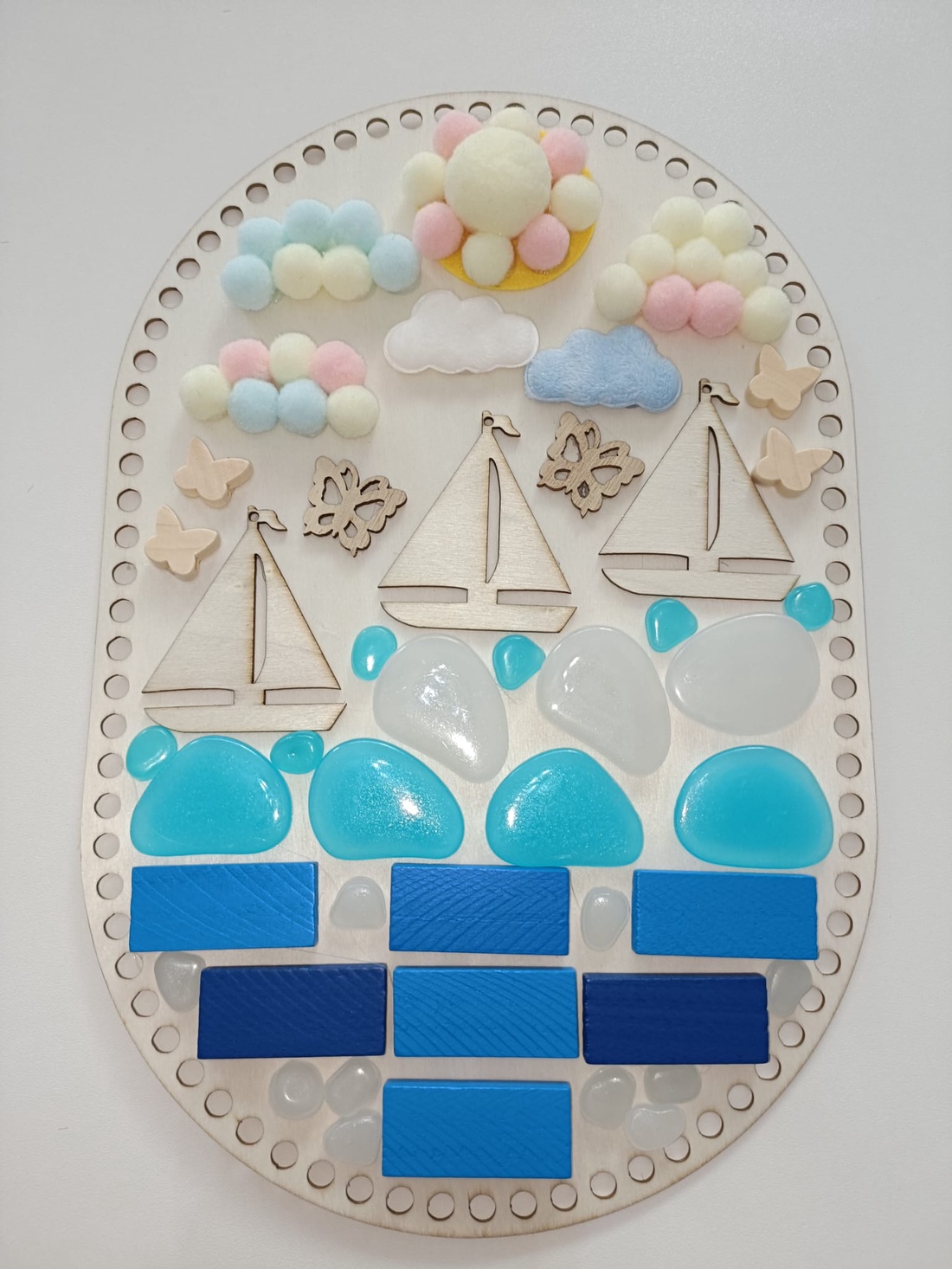 Covor senzorial/ panou Montessori handmade  - jucării și echipamente pentru copii - jocuri de gândire - jocuri de echilibru - Artynos.ro