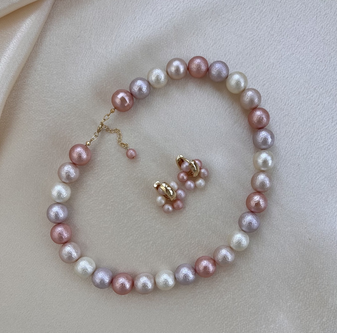 Set colier și cercei handmade - accesorii nuntă - bijuterii mireasă - set bijuterii de mireasă - Artynos.ro Set colier și cercei handmade - accesorii nuntă - bijuterii mireasă - set bijuterii de mireasă - Artynos.ro
