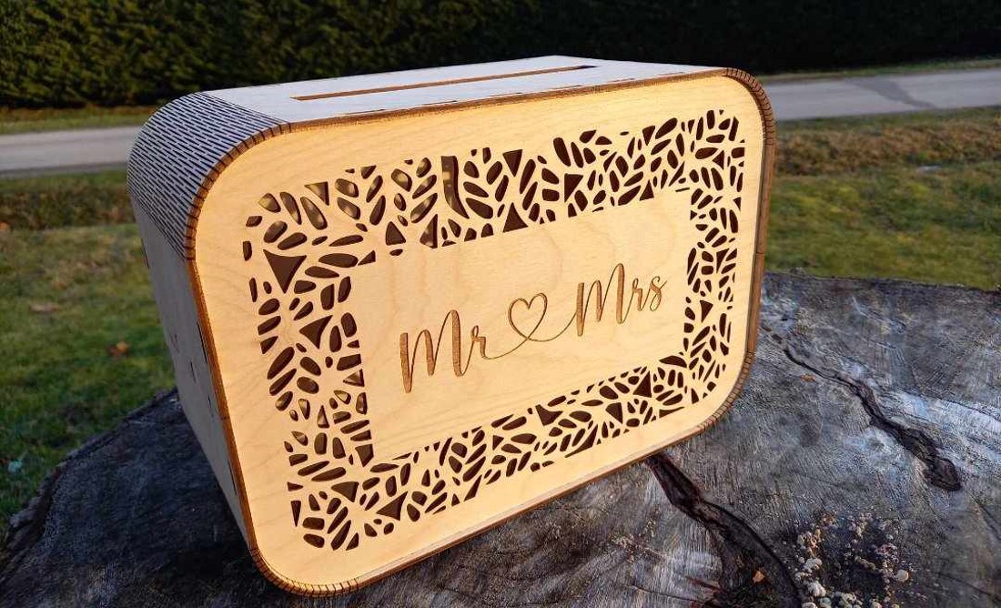 Cutie colectoare pentru plicuri de nuntă � Colector de bani -  - Artynos.ro