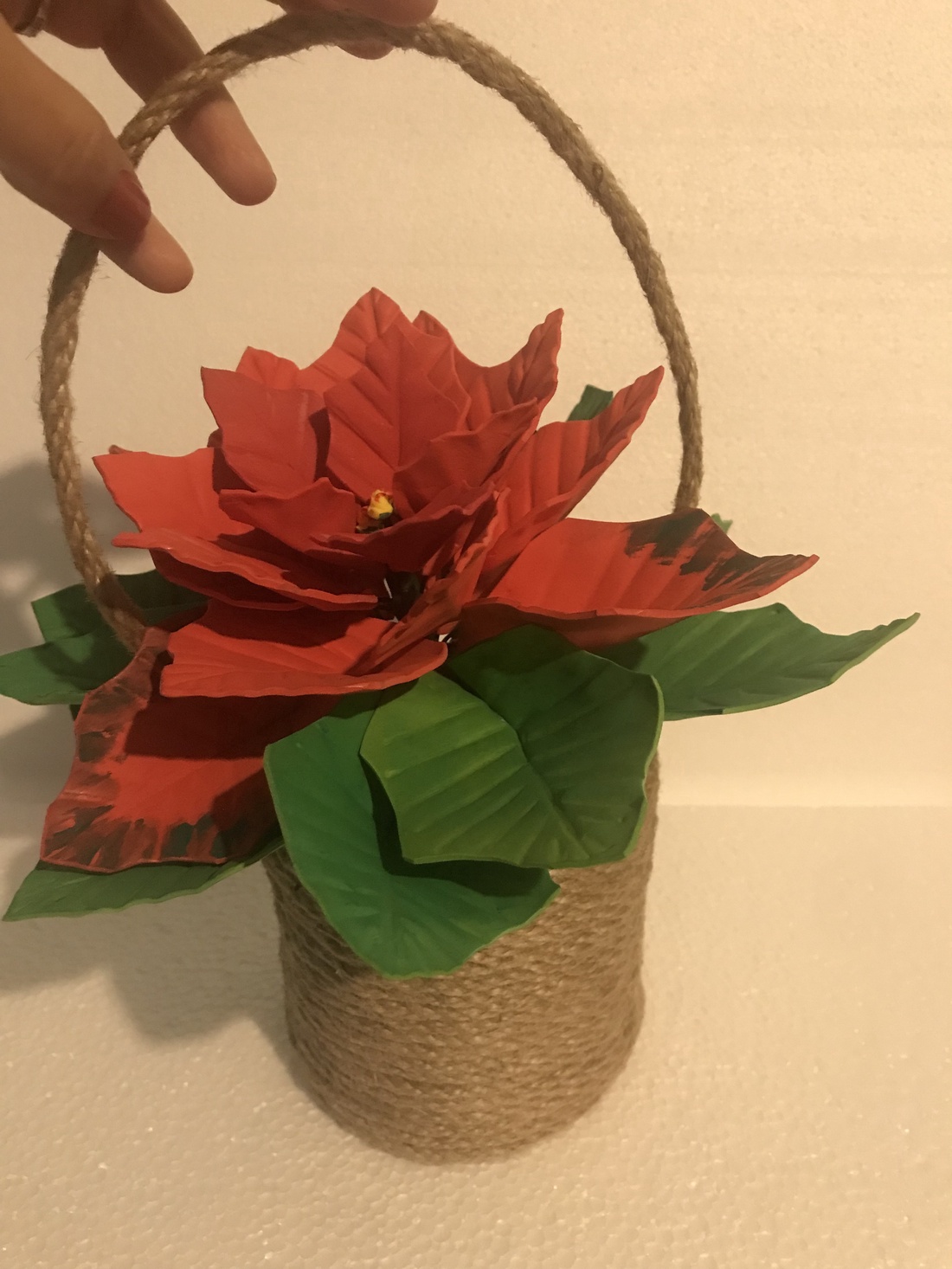 Floarea Craciunului - accesorii de crăciun - cadou tematic de moș crăciun, decorațiuni - cadouri de moș crăciun - Artynos.ro