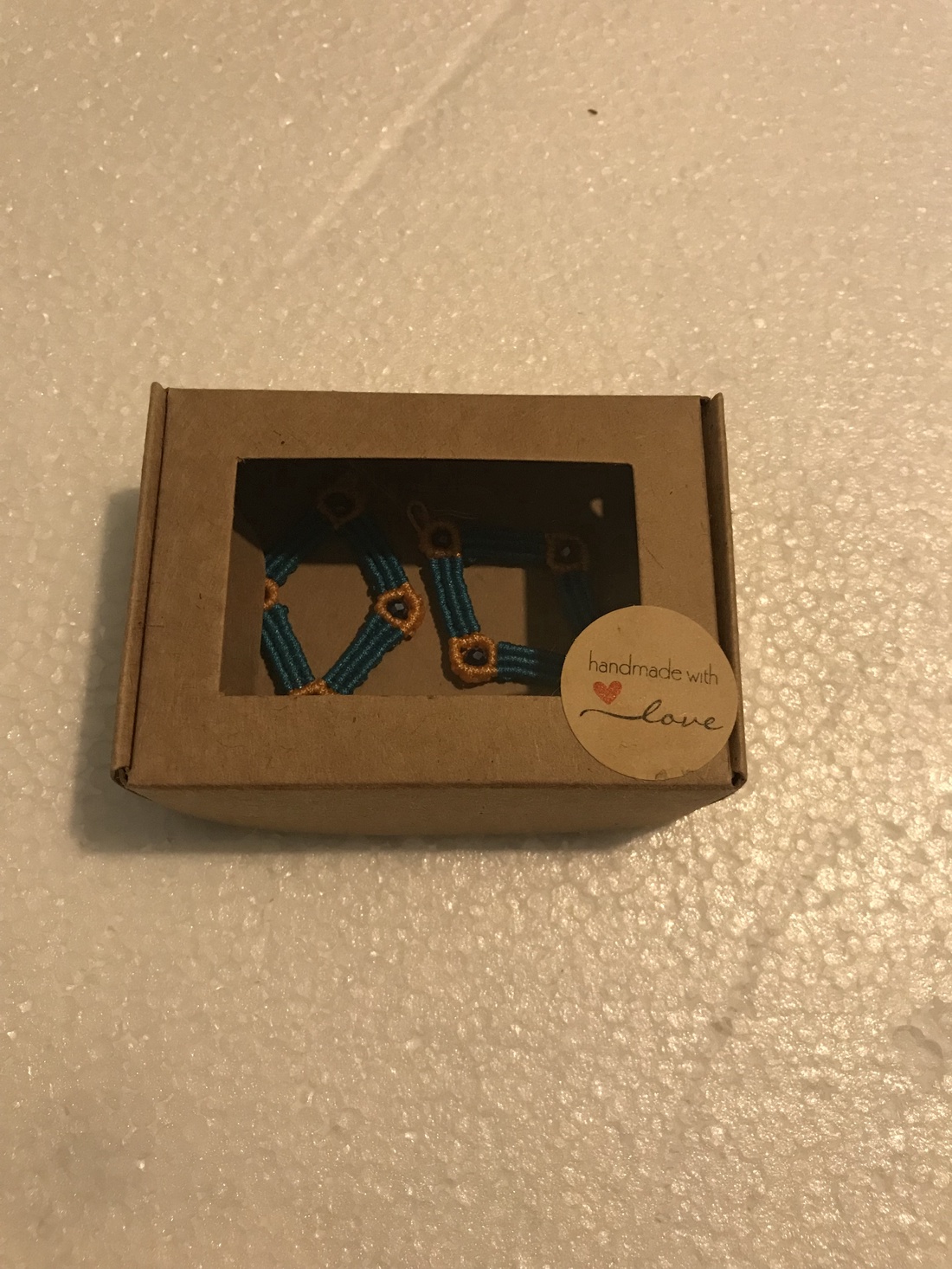 Cercei macrame Rombici -  - Artynos.ro Cercei macrame Rombici -  - Artynos.ro