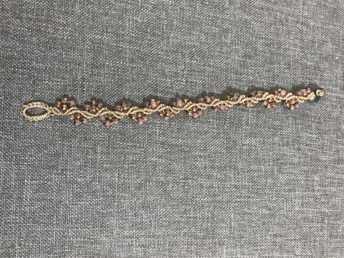 Brățara handmade  De Aur - bijuterii - brățări - brățări împletite - Artynos.ro