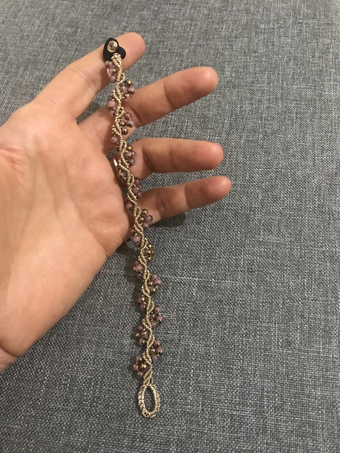 Brățara handmade  De Aur - bijuterii - brățări - brățări împletite - Artynos.ro