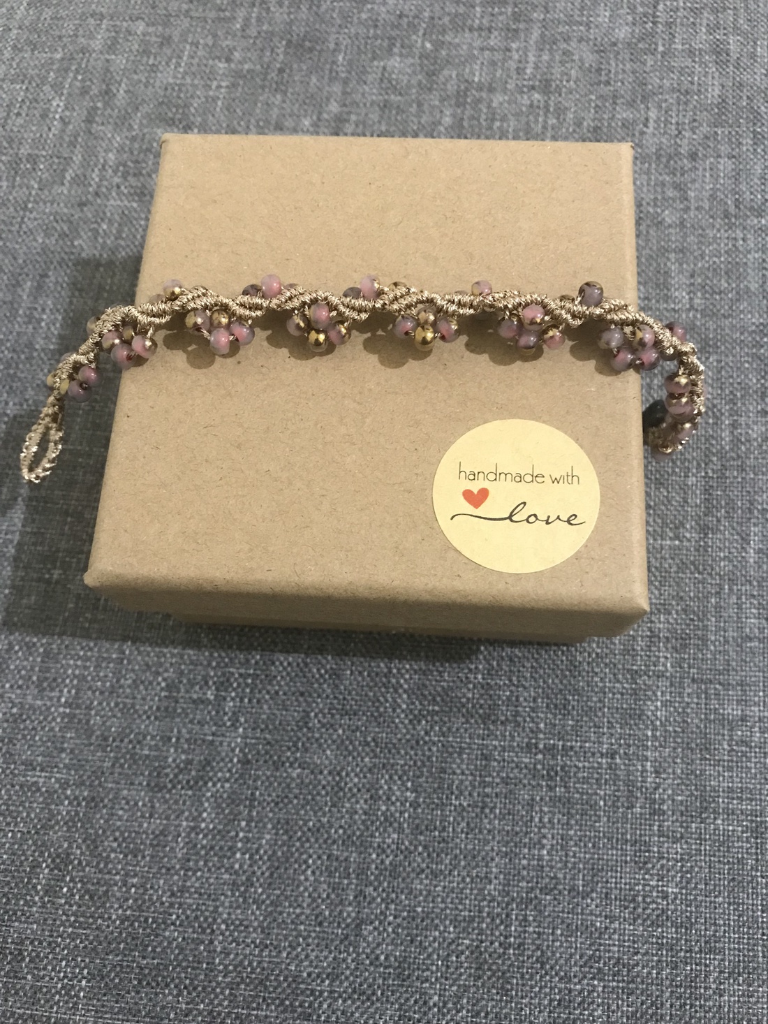 Brățara handmade  De Aur - bijuterii - brățări - brățări împletite - Artynos.ro