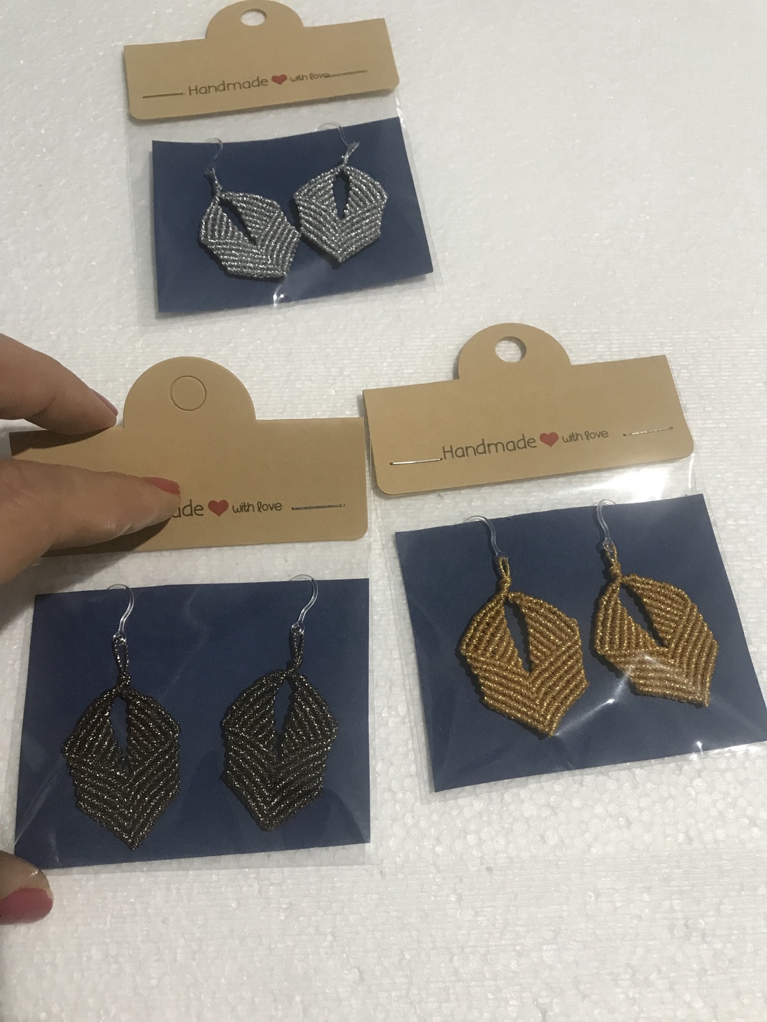 Cercei  Un strop de strălucire - bijuterii - cercei - cercei lungi - Artynos.ro