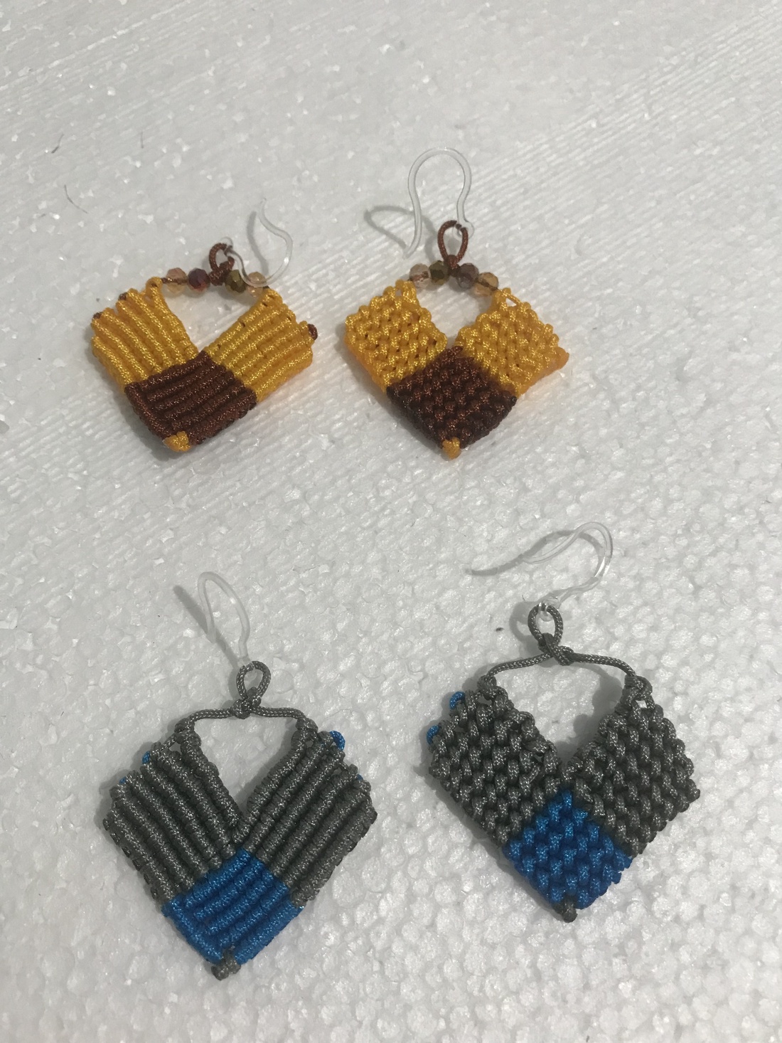 Cercei handmade- Împreuna  - bijuterii - cercei - cercei croșetați - Artynos.ro