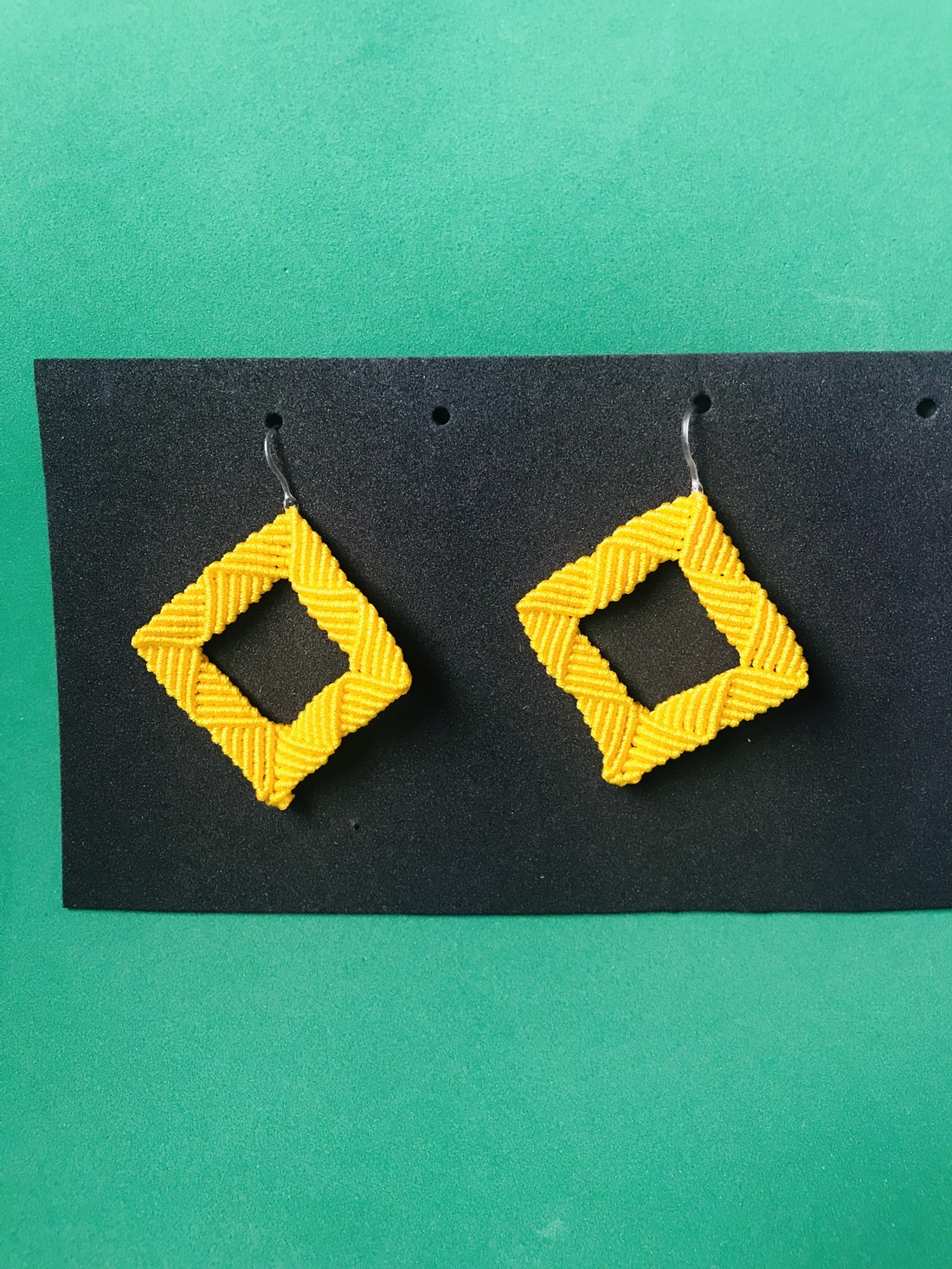 Cercei �Geometric Frame - bijuterii - cercei - cercei lungi - Artynos.ro