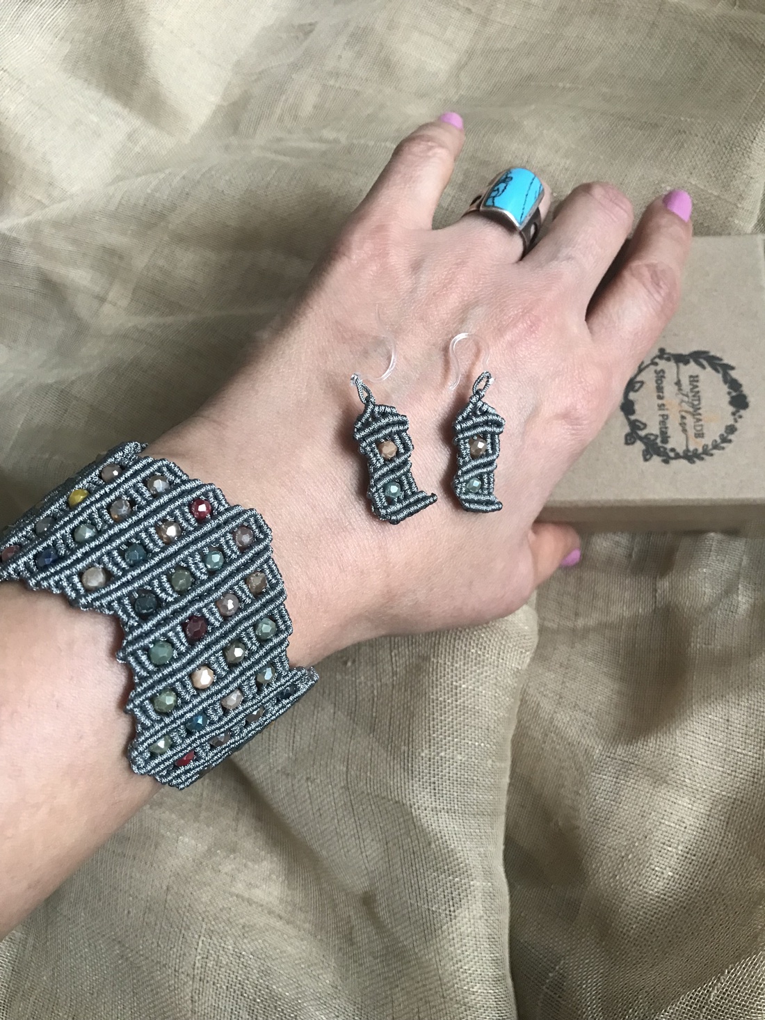 Set handmade �Ignara - bijuterii - seturi de bijuterii - Artynos.ro