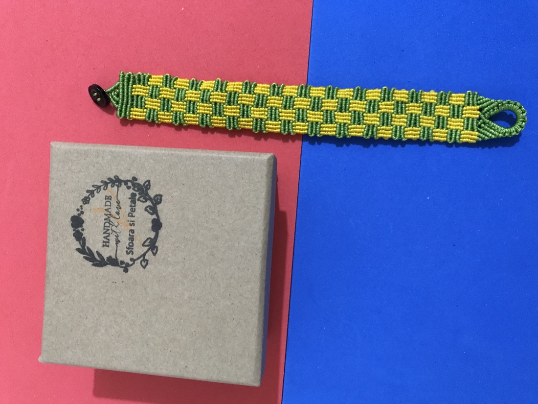 Brățara barbateasca �Grid Vibe - bijuterii - brățări - brățări împletite - Artynos.ro