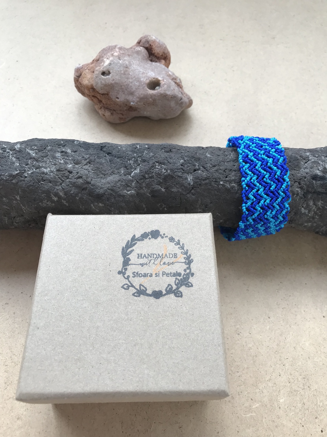 Brățară bărbătească COBALT - bijuterii - brățări - brățări împletite - Artynos.ro