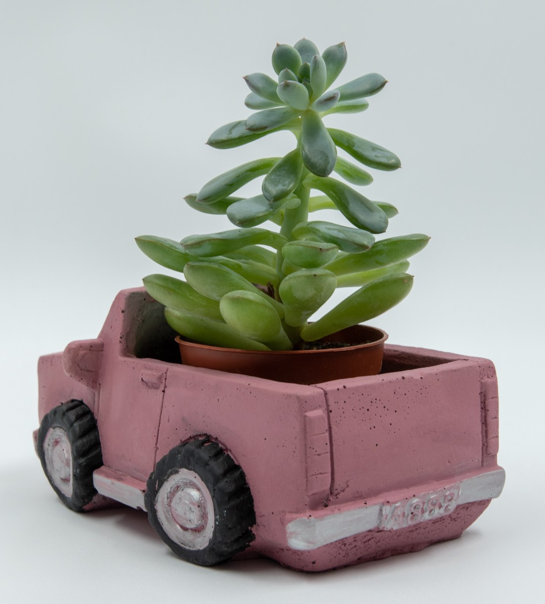 Camion de beton, camion de beton mauve suport pentru flori cu pictură personalizată - - Artynos.ro Camion de beton, camion de beton mauve suport pentru flori cu pictură personalizată - - Artynos.ro