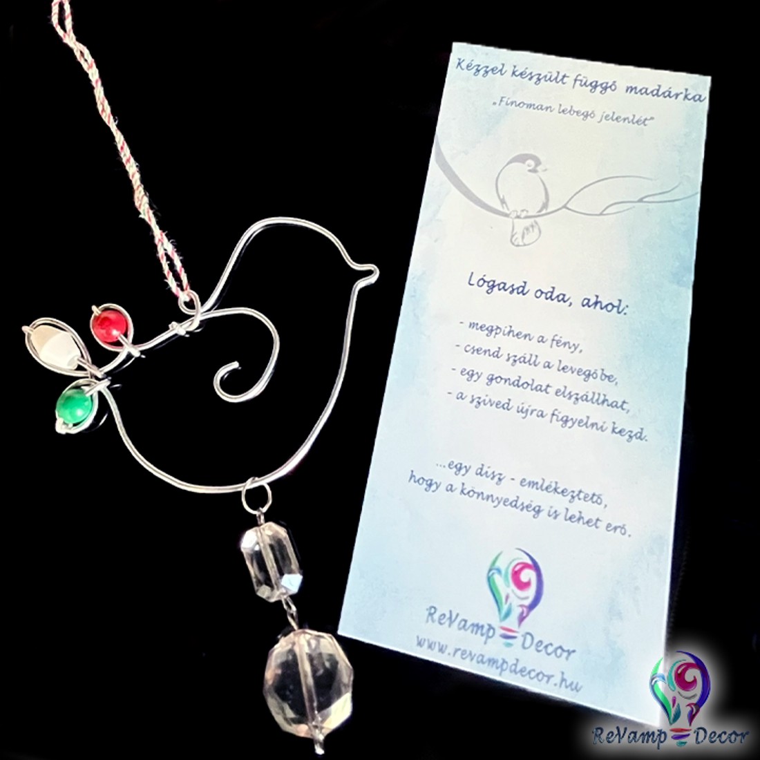 Hanging soare catcher fereastră decor pasăre - casă & stil de viață - accesorii pentru casă și grădină - decorațiuni exterioare și de grădină - Artynos.ro