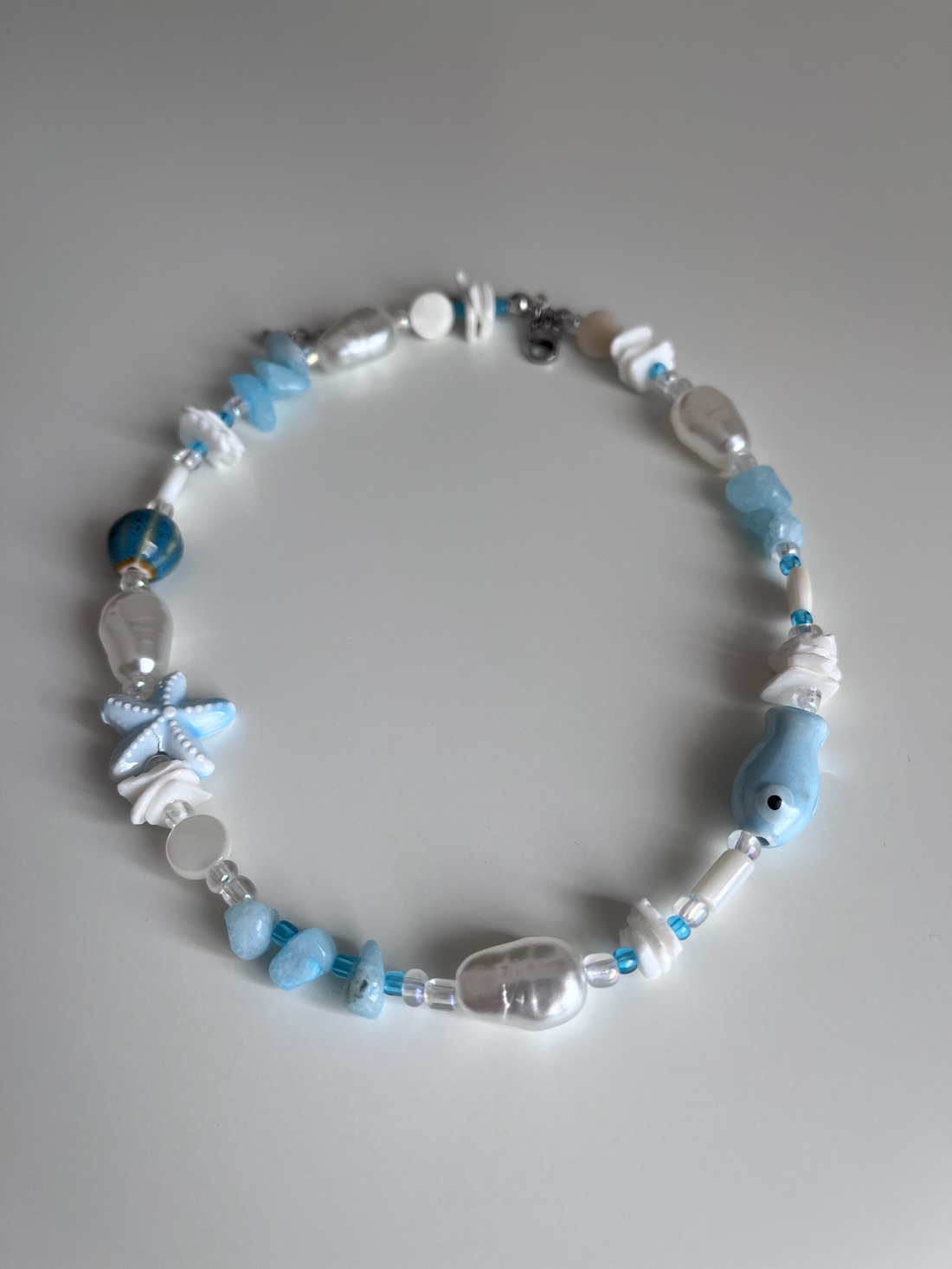 Colier Sea is calling - bijuterii - coliere - coliere din mărgele - Artynos.ro