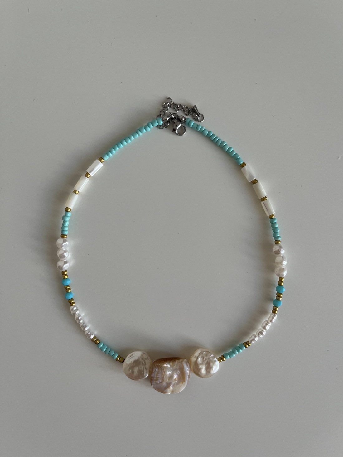 Colier Mermaid Song - bijuterii - coliere - coliere din mărgele - Artynos.ro