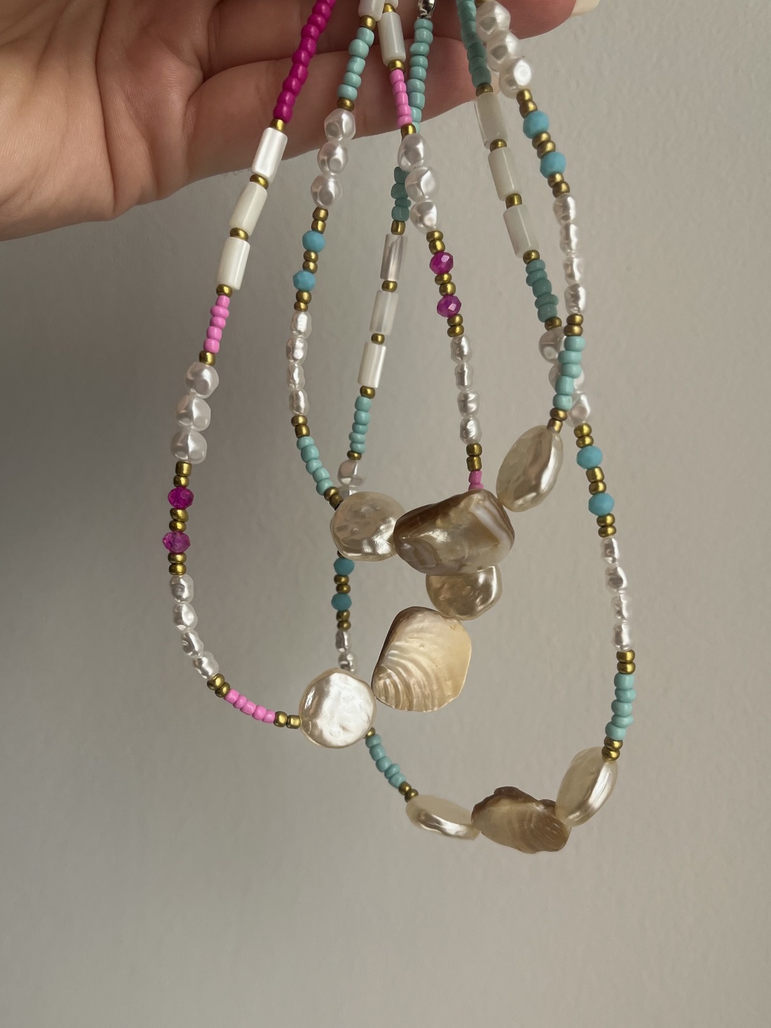 Colier Mermaid Song - bijuterii - coliere - coliere din mărgele - Artynos.ro