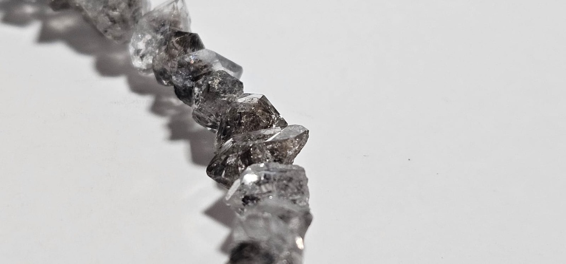 SHIRO - brățară cuarț HERKIMER - bijuterii - brățări - brățări din pietre semiprețioase - Artynos.ro