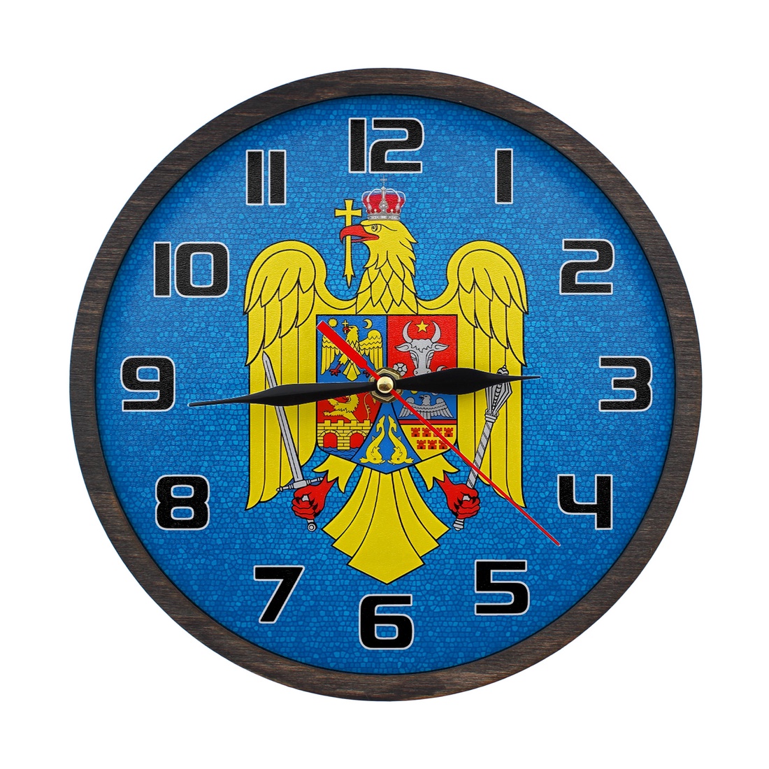 Ceas decorativ - Stema Romaniei - casă & stil de viață - accesorii pentru decorat casa - decorațiuni de pereți, decorațiuni suspendate - ceasuri de perete - Artynos.ro