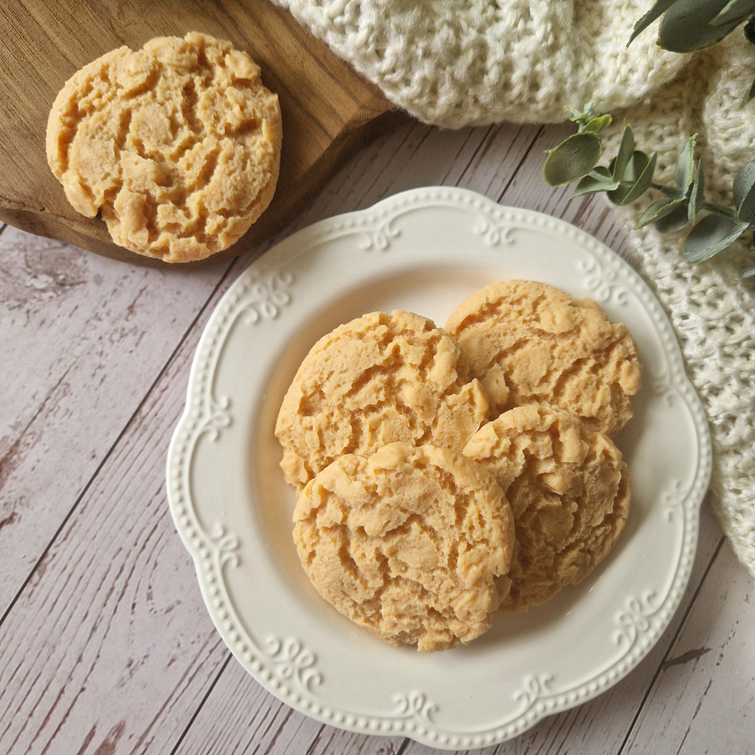 Ceară parfumată cu biscuiți cu unt de portocale -  - Artynos.ro
