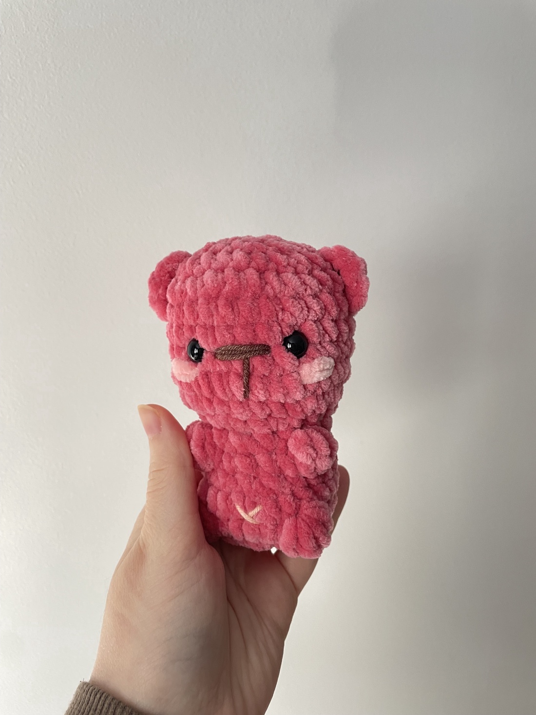 Ursuleț croșetat  - jucării și echipamente pentru copii - plușuri - ursuleț de pluș - Artynos.ro