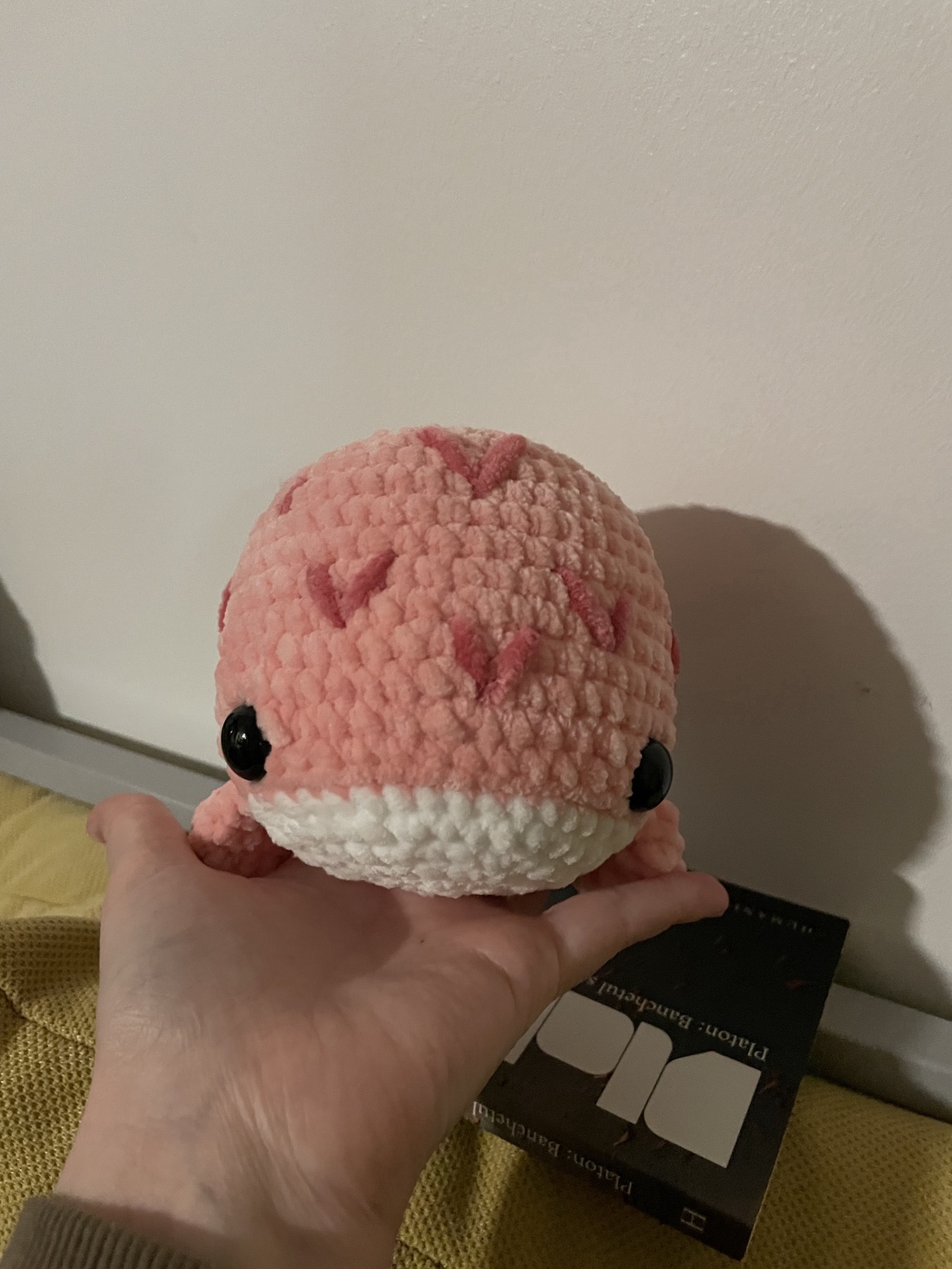 Balenă croșetată - jucării și echipamente pentru copii - plușuri - pești de pluș - Artynos.ro