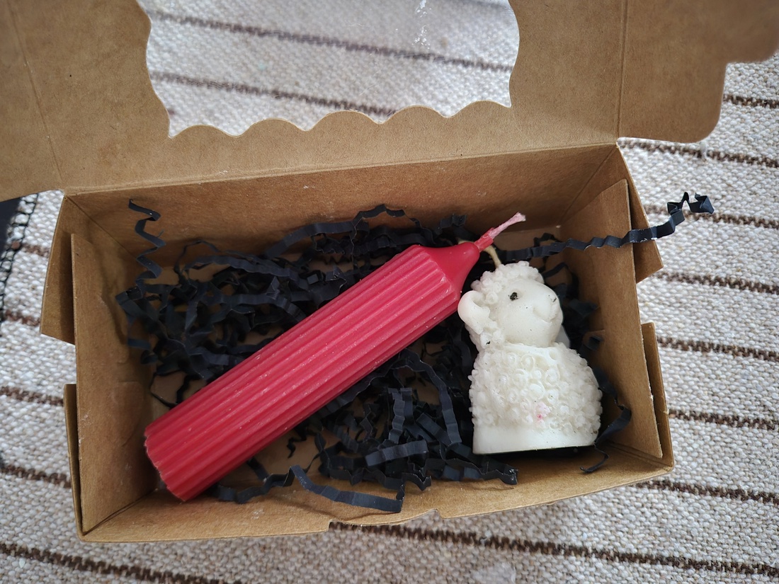 Set lumanari paste  - accessorii și unelte - materie primă mixtă - lumânare - Artynos.ro