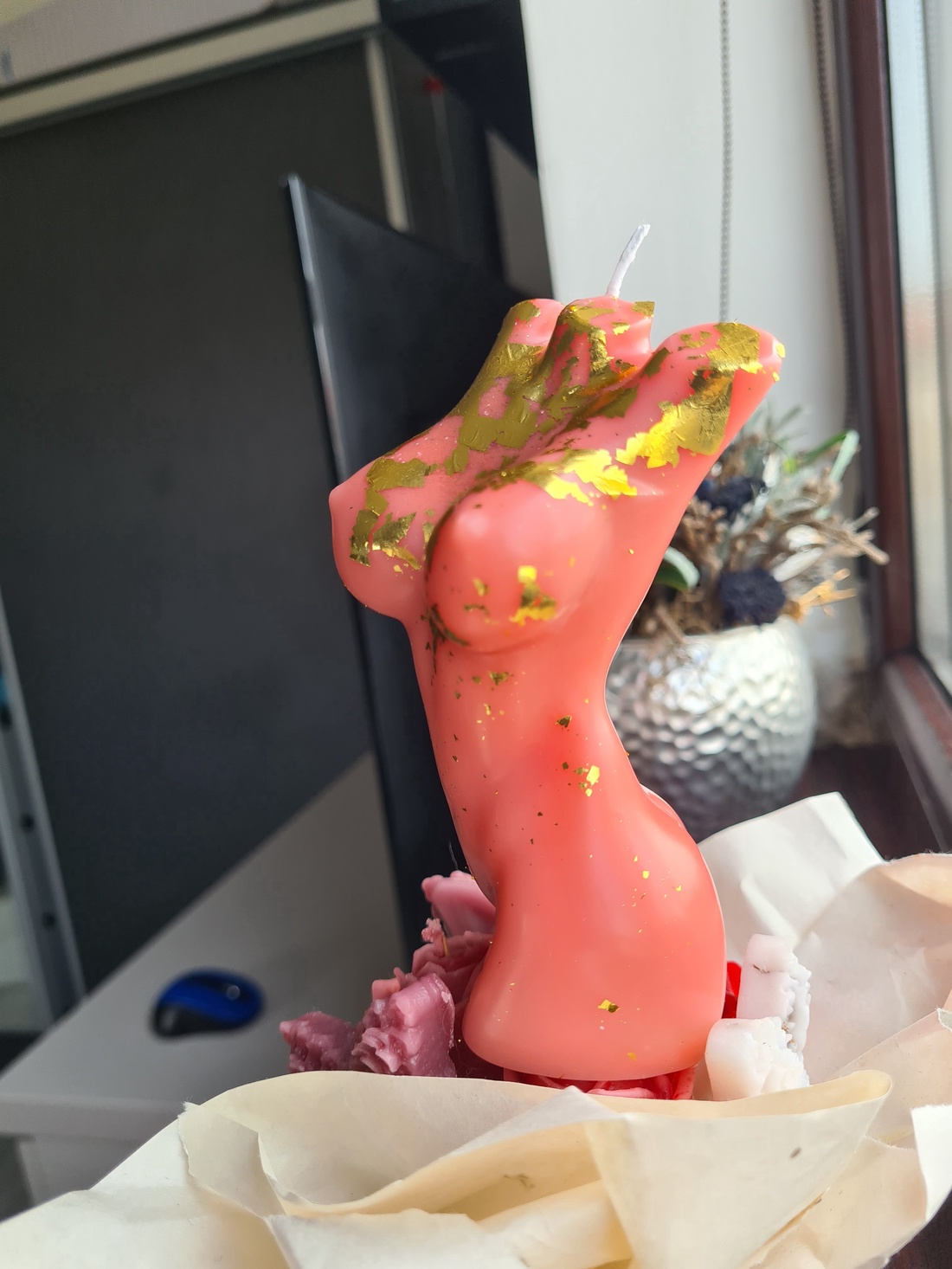 Lumanare bust  - accessorii și unelte - materie primă mixtă - lumânare - Artynos.ro