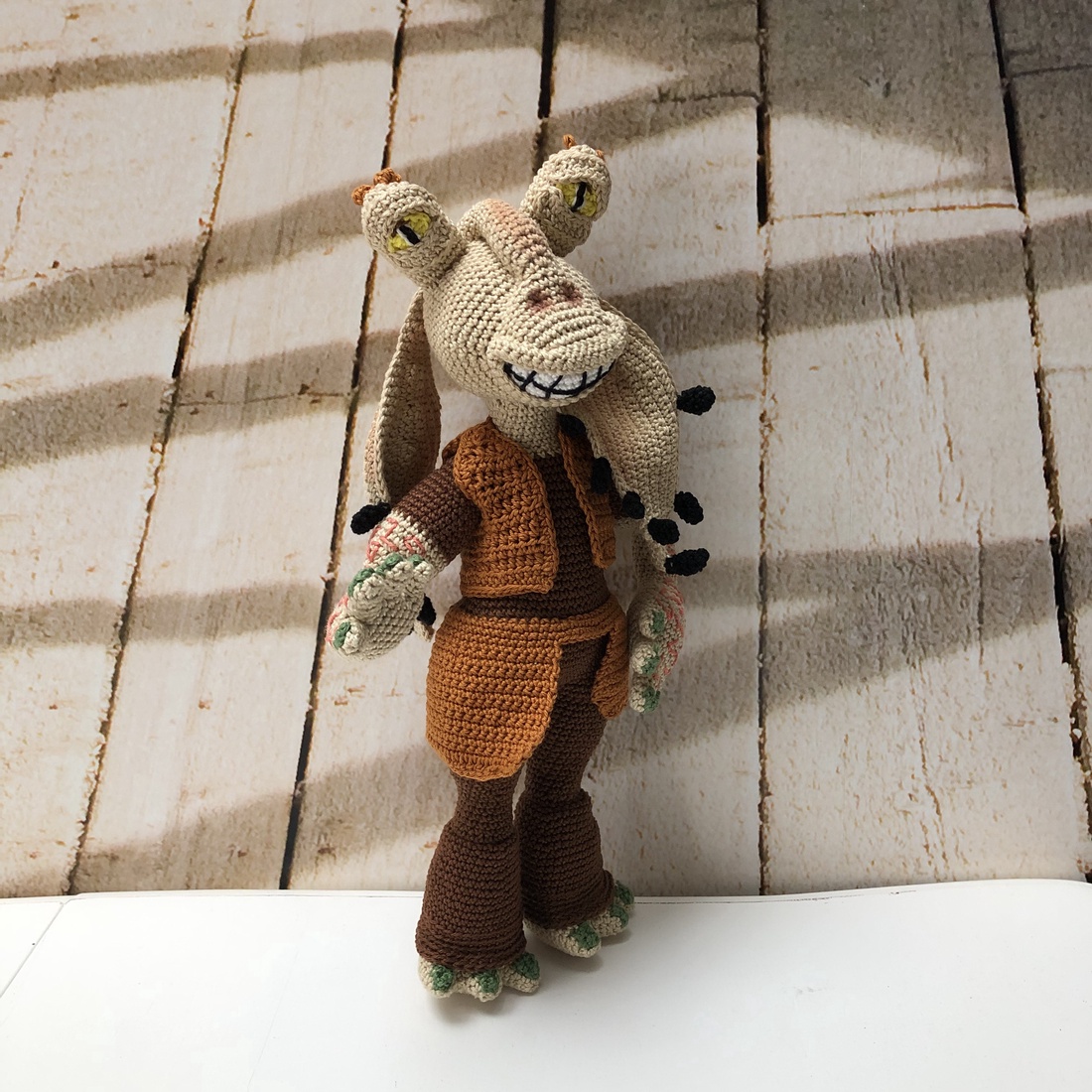 Jar Jar Binks - amigurumi - accessorii și unelte - accesorii decorative - figurine - Artynos.ro Jar Jar Binks - amigurumi - accessorii și unelte - accesorii decorative - figurine - Artynos.ro