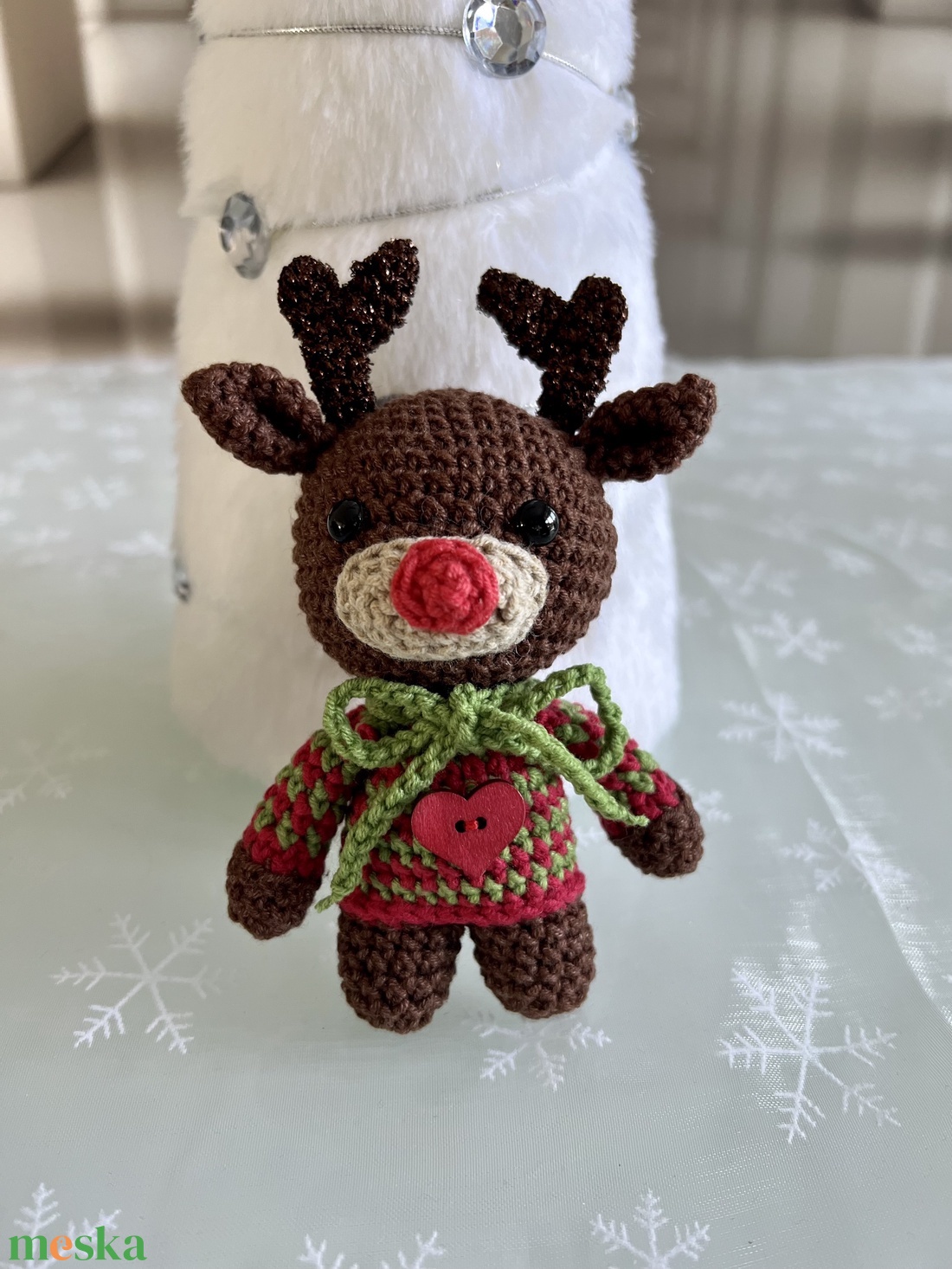 Ren de Crăciun - amigurumi - accessorii și unelte - accesorii decorative - figurine - Artynos.ro