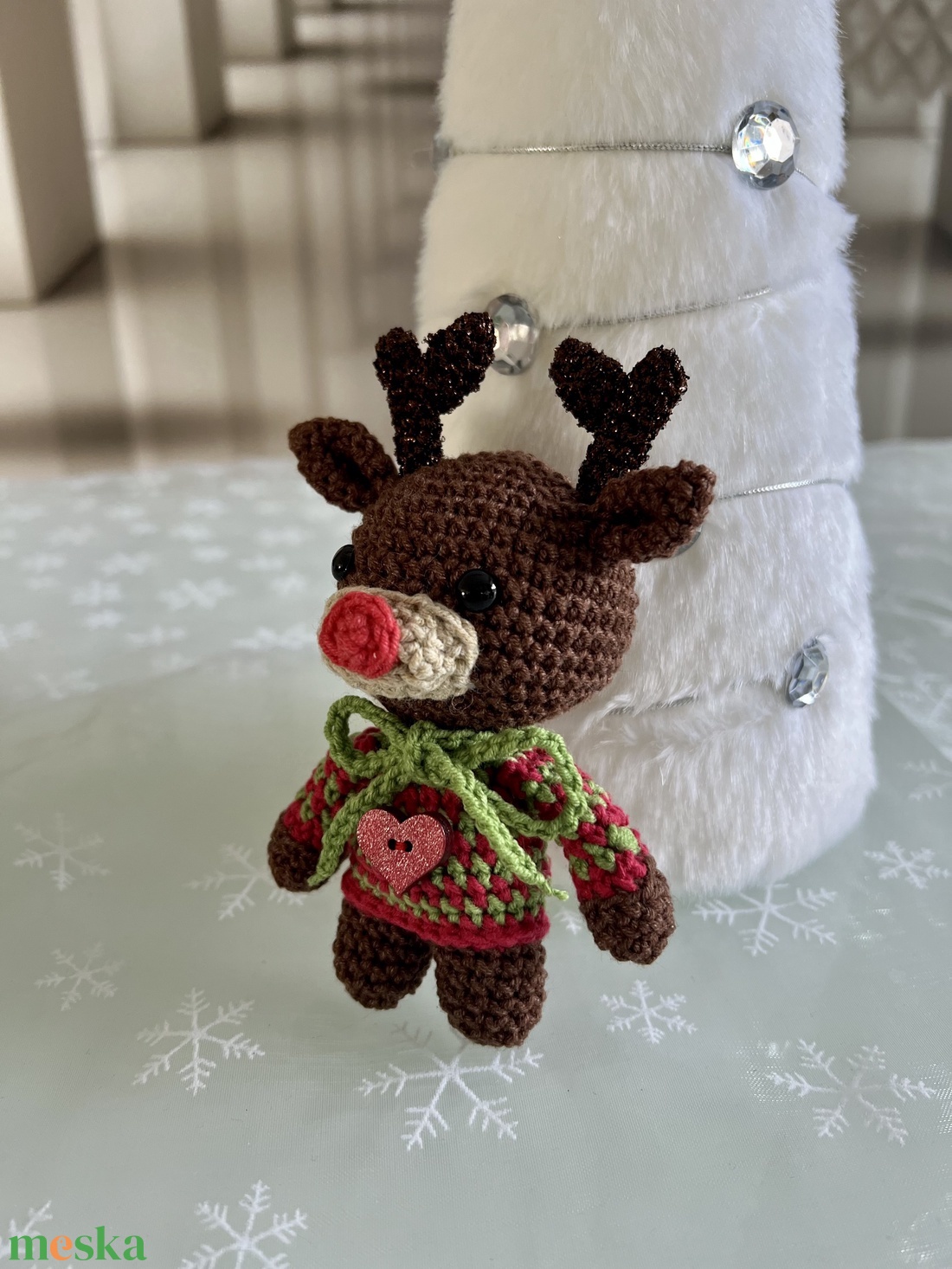 Ren de Crăciun - amigurumi - accessorii și unelte - accesorii decorative - figurine - Artynos.ro