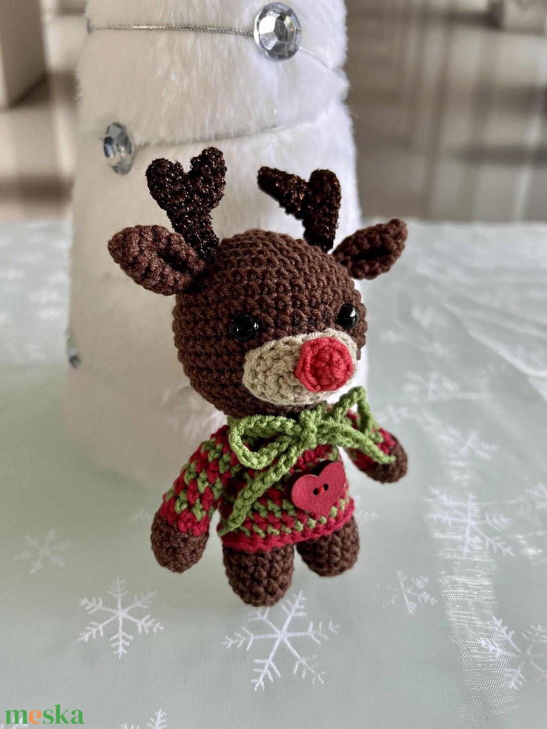 Ren de Crăciun - amigurumi - accessorii și unelte - accesorii decorative - figurine - Artynos.ro