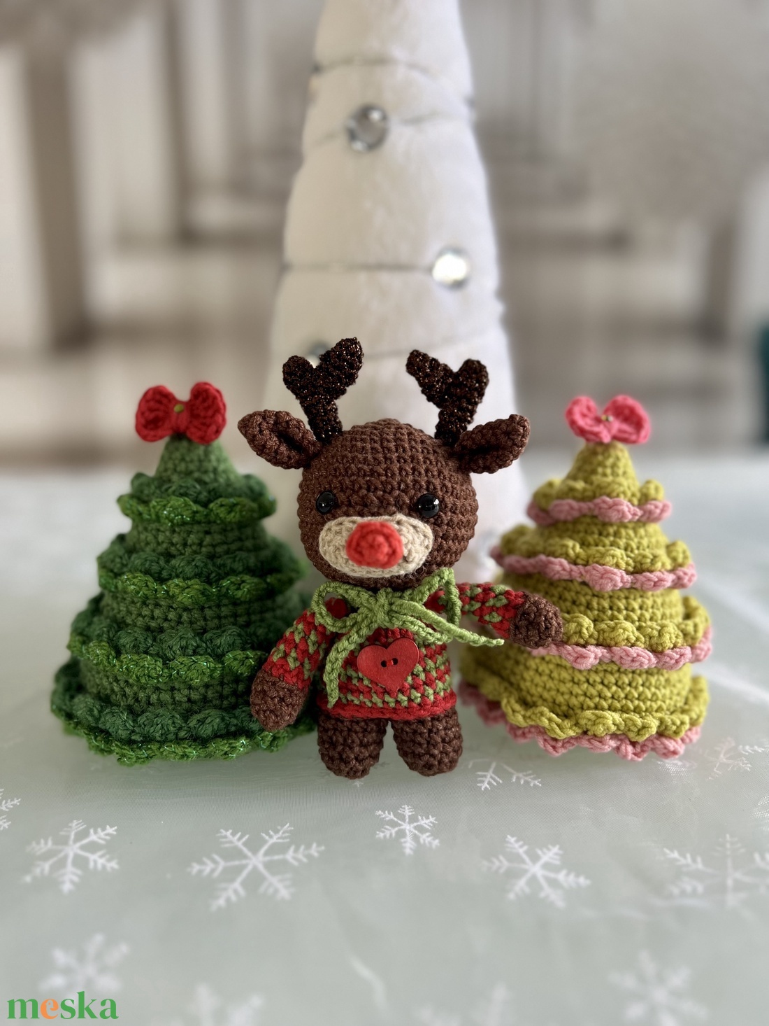 Ren de Crăciun - amigurumi - accessorii și unelte - accesorii decorative - figurine - Artynos.ro