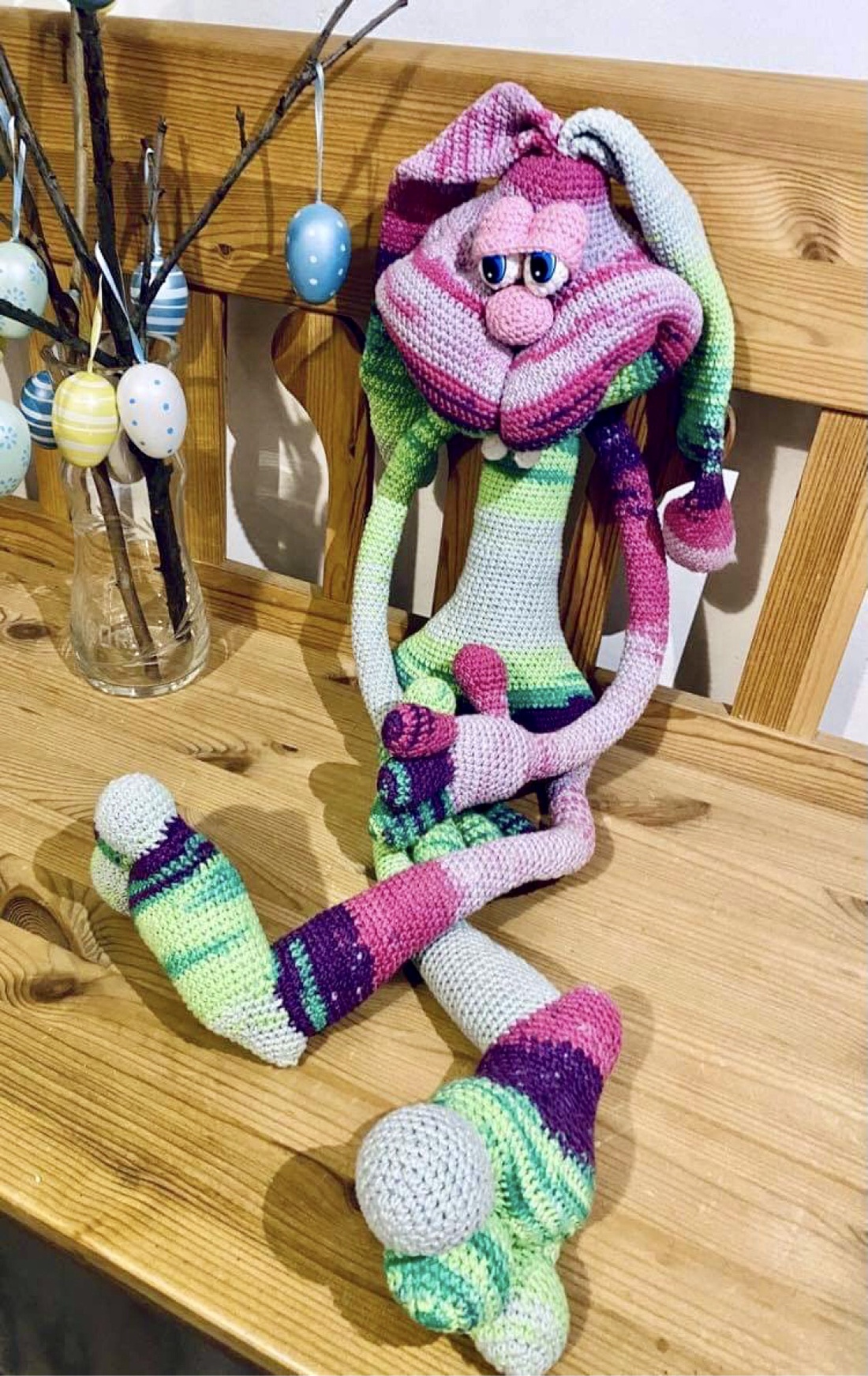 Giant Buddy Rabbit - amigurumi - accessorii și unelte - accesorii decorative - figurine - Artynos.ro Giant Buddy Rabbit - amigurumi - accessorii și unelte - accesorii decorative - figurine - Artynos.ro